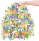 33FT Metallic Easter Tinsel Garland with Colorful Foil Twists and Confetti Accents – Perfect for Spring Decorations, Indoor or Outdoor Easter Parties, Doors, and Trees.